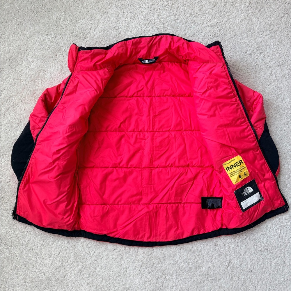 The North Face Youth Red and Black Mix-N-Match Inner Layer Jacket - Picture 5 of 13